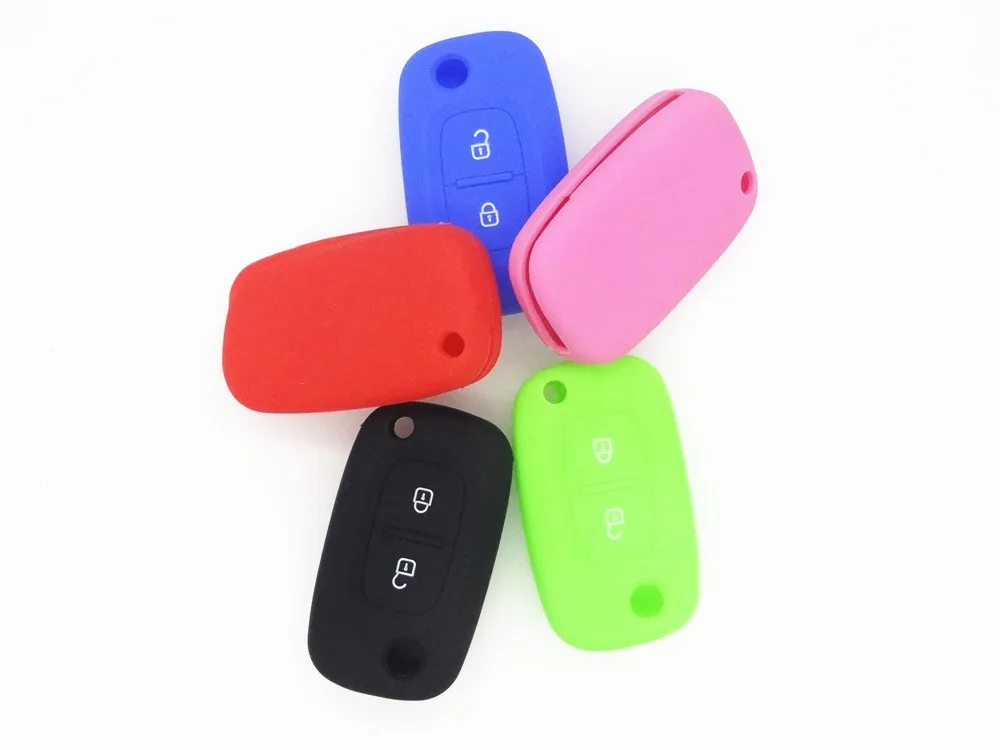 Чехол для автомобильного ключа AUTEWODESilicone чехол брелок Renault Fluence Clio Scenic Megane Duster Sandero