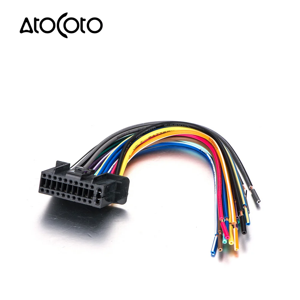 Автомобильная стереосистема радио жгут провода Соединительный Кабель адаптер