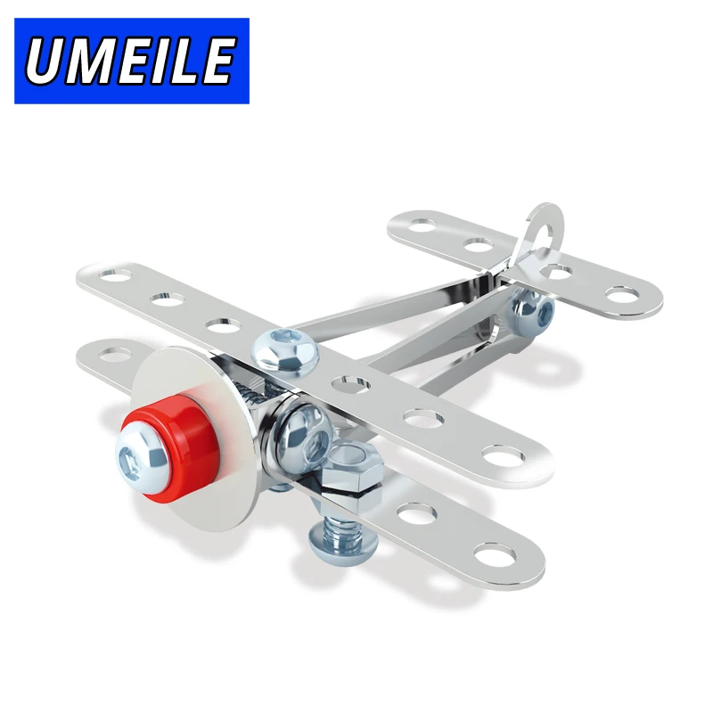 Aircarft UMEILE бренд 6 стиль Магическая Модель Строительный набор Science Toys гайка винт 3D металлическая головоломка - Цвет: Aircarft