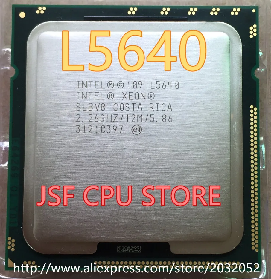 Процессор Intel Xeon L5640 l5640 12MB 2,26 GHz 60W LGA1366 для настольных ПК может работать вы можете заказать