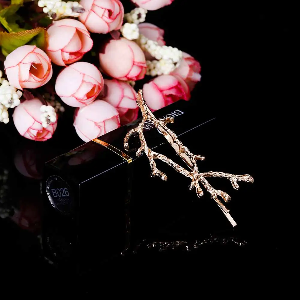 Женская заколка для волос FAMSHIN из сплава с рогами свадебный аксессуар | Украшения