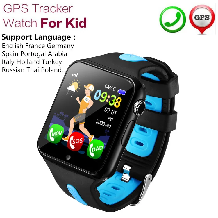 3 Детские Смарт-часы V5K детский gps-трекер умные часы с сенсорным экраном - Цвет: 3