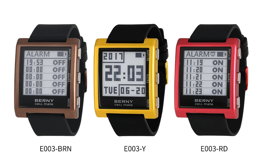 Ролевые роскошные часы Digita электронные чернила reloj hombre мужские ретро цифровые электронные наручные часы e-Ink E003 часы Кубка мира