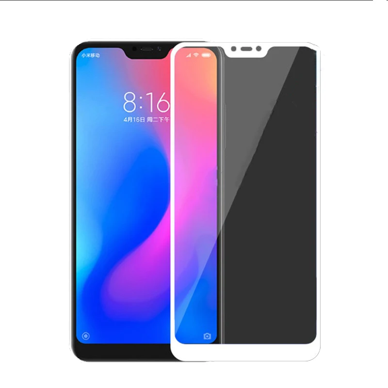 white 9H полное покрытие закаленное стекло для xiaomi mi A2 lite Защитная пленка для xio mi A2 светильник A 2 A1 защита экрана на xia mi A2 - Цвет: white