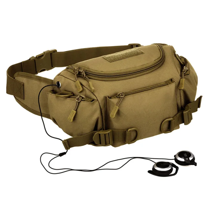 Мужская водонепроницаемая нейлоновая поясная сумка хип хоп поясной ремень кросс