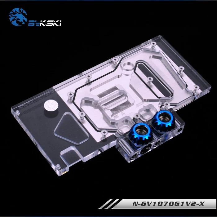 Bykski N-GV1070G1V2-X RGB VGA полное покрытие водяного охлаждения блока для Gigabyte GTX 1070 G1 1060 Gaming