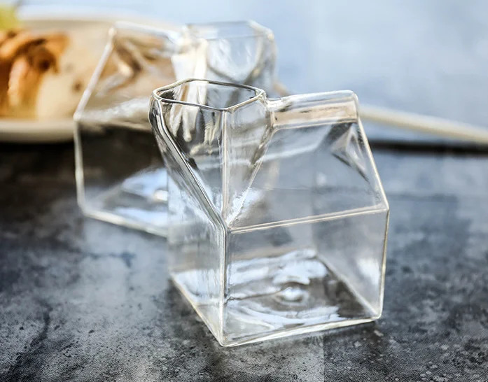 Прямая продажа с завода квадратная стеклянная кофейная чашка 350 мл кружка | Дом и