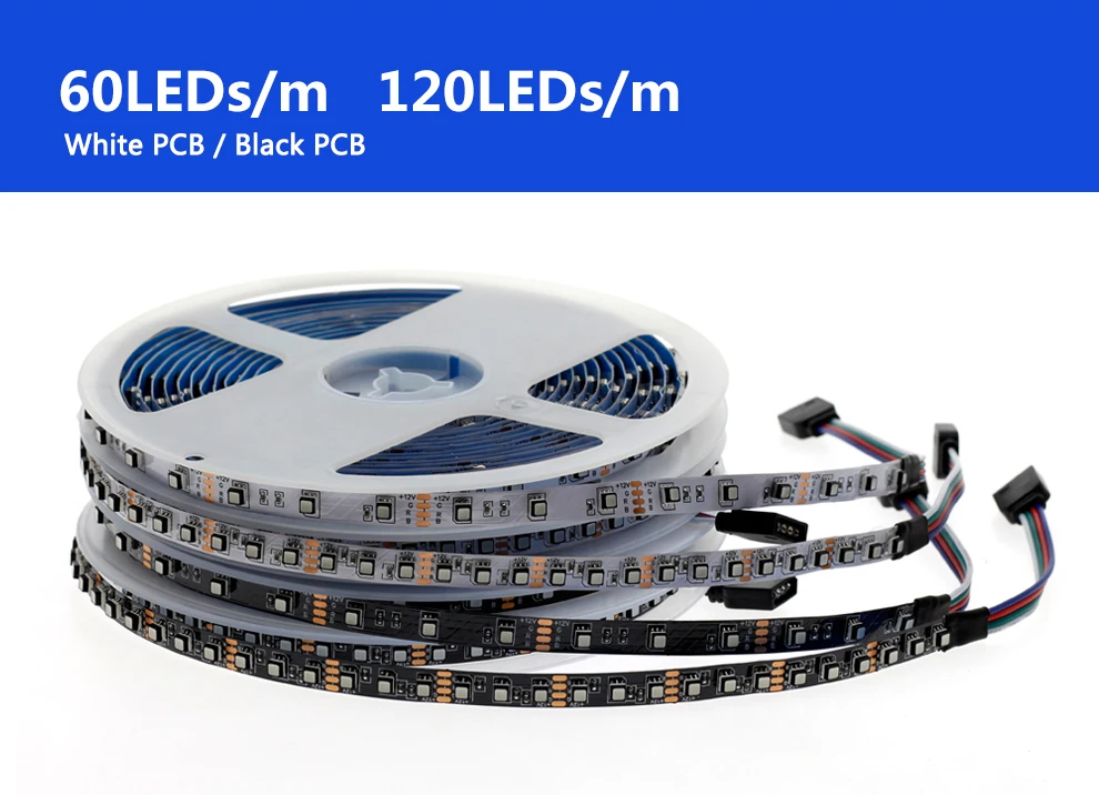 Новое поступление RGB светодиодная лента SMD 3535 RGB сменный светодиодный светильник 12 В постоянного тока гибкая светодиодная лента лампа домашний декоративный светильник 5 м/рулон