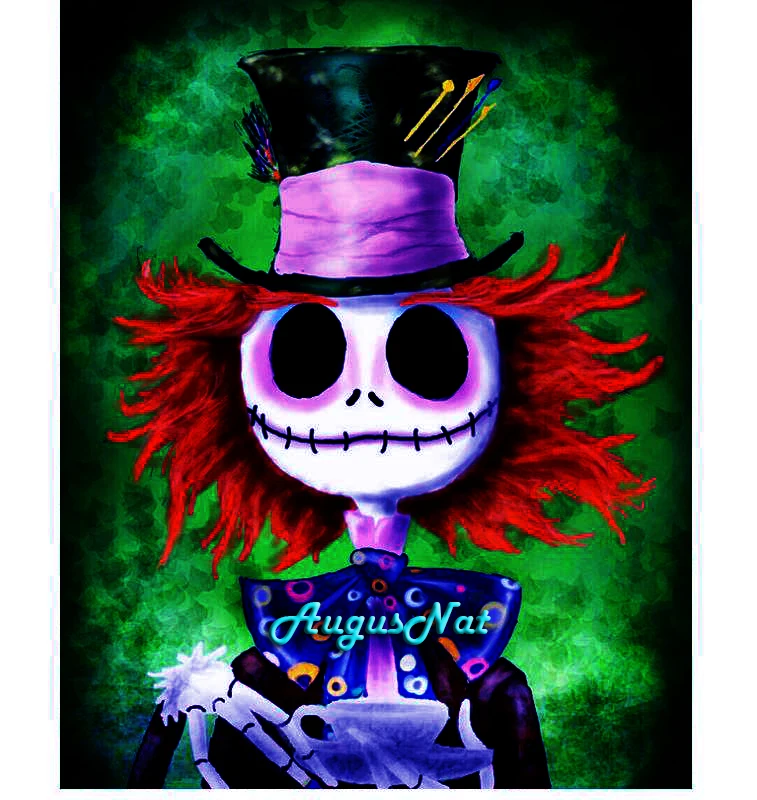 Мультяшная алмазная живопись полный квадрат Хэллоуин настенный художественный