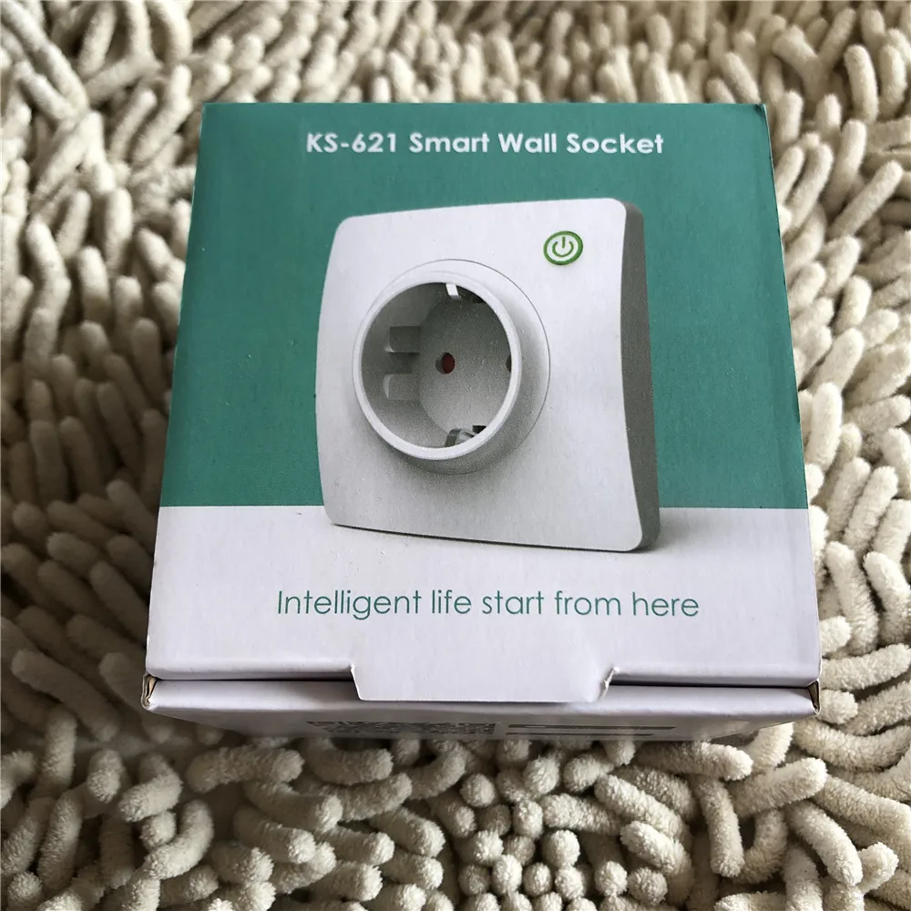 Rillpac KS-621 80*80 ЕС стиль умная настенная розетка подходит Alexa Google ITFFF, Smart Life app, дистанционное управление и функция таймера