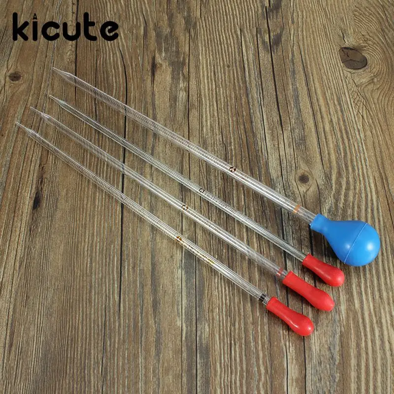 Современные стеклянные весы Kicute Пипетка с резиновым колпачок капельница 4