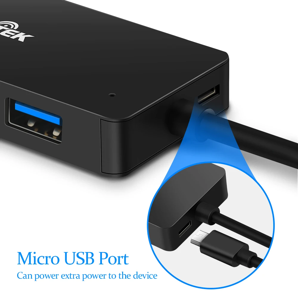 Rocketek алюминиевый сплав 3 0 USB концентратор и кардридер порта Тип c разветвитель Micro