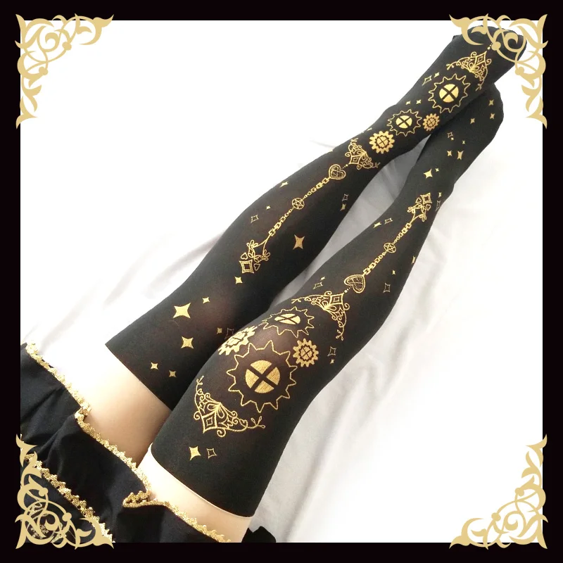 Женские готические колготки в стиле "Лолита" Fate Gear & brвозвышенной формы