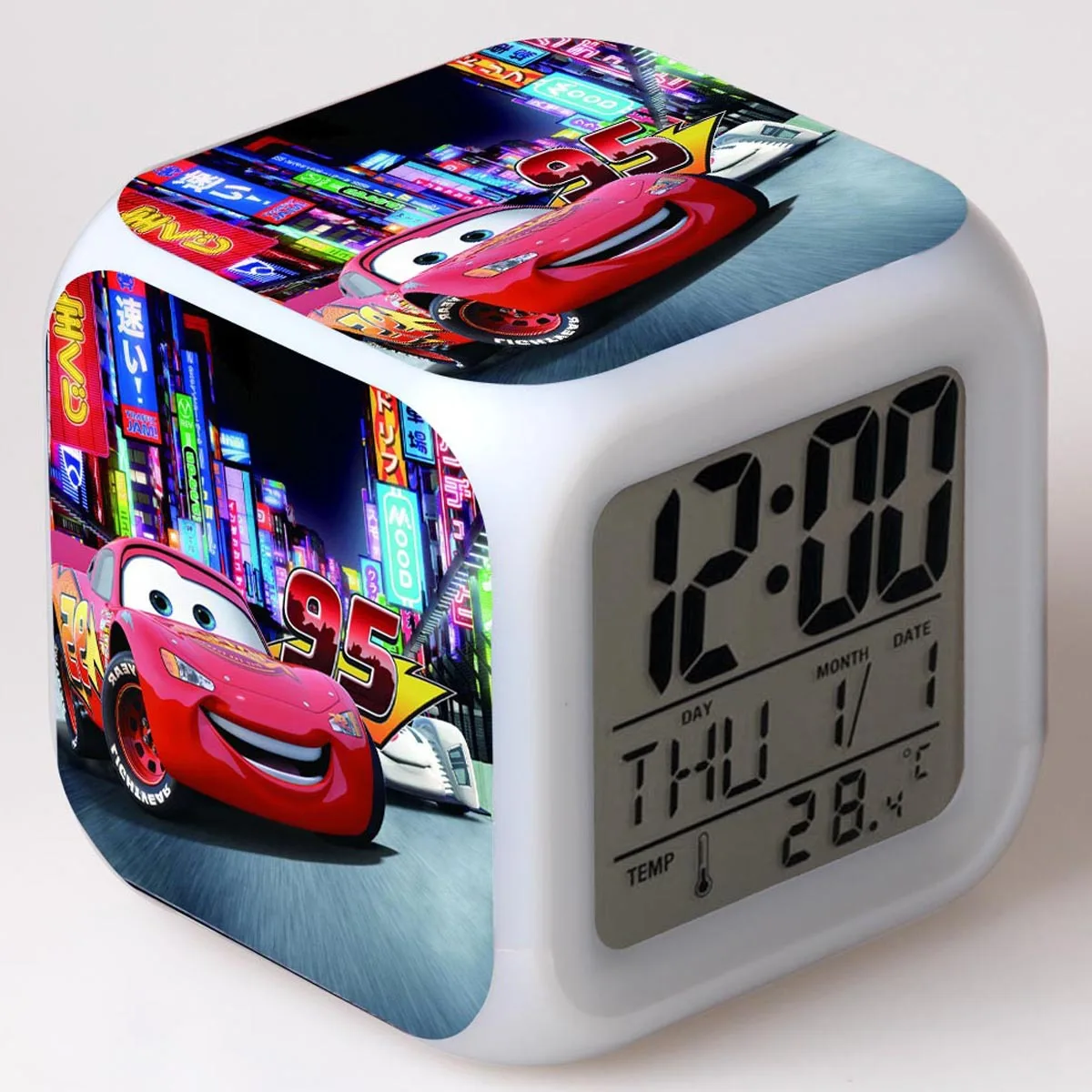 8 Детский будильник, игрушка, Led, Reloj Despertador, цифровые часы, Электронный светильник для пробуждения, Настольный светильник, Reveil Wekker - Цвет: 8