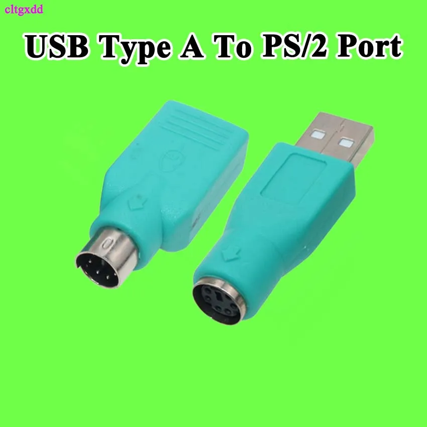 Cltgxdd 2019 USB тип A гнездо к PS/2 порта Мужской адаптер конвертер клавиатуры мыши