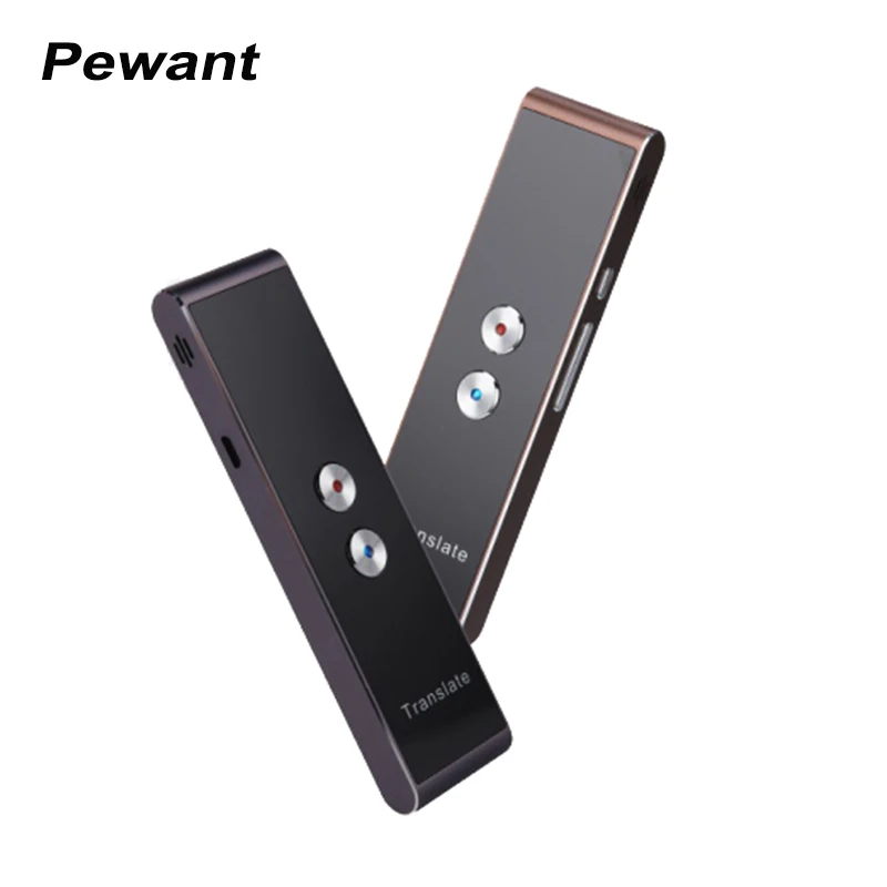 Портативный Умный голосовой переводчик Pewant T8 двусторонний многоязычный перевод