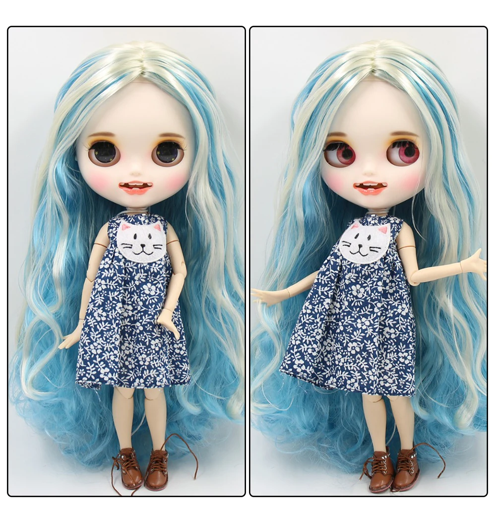 ICY factory шарнирная кукла blyth toy индивидуальные лицо с зубами белая кожа сустава тела пользовательские куклы 30 см