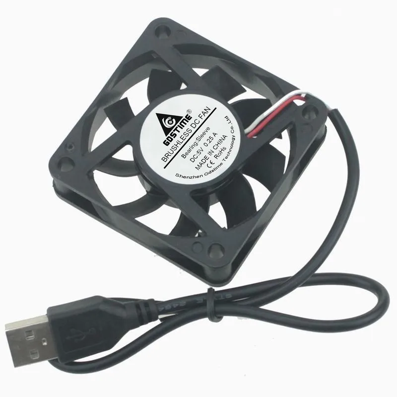DC 5 в 6 см 60 мм 60X60X15 USB интерфейс охлаждающий вентилятор
