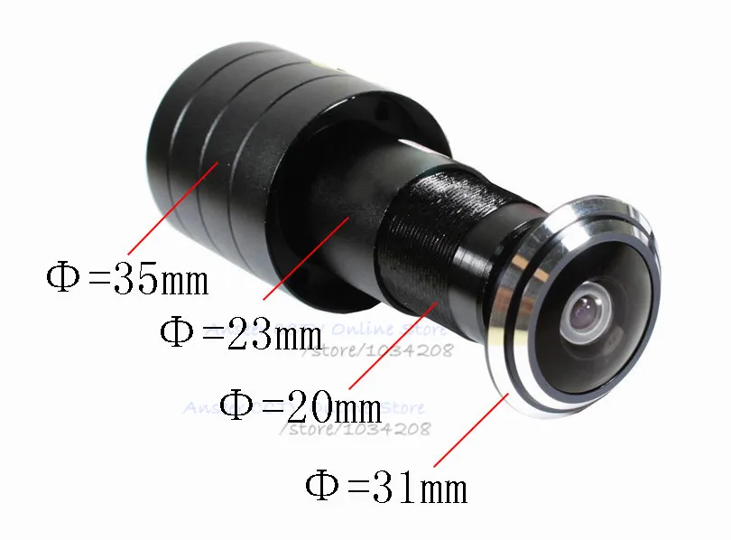 Новая камера для системы видеонаблюдения с отверстием двери 960P 178 люкс|ahd camera