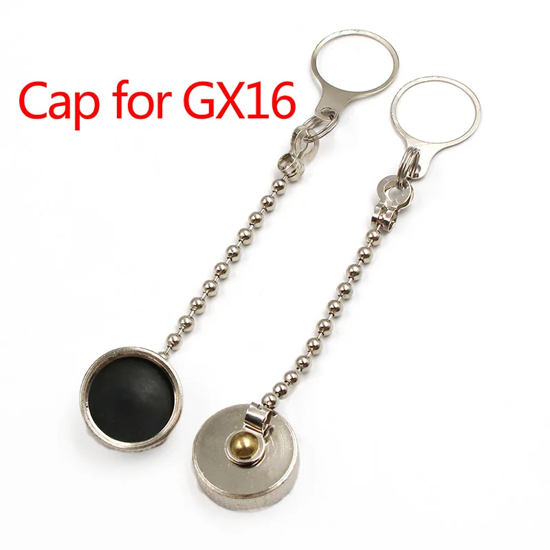 GX16 Cap 1 комплект 5/" GX16-2/3/4/5/6/7/8/9/10 штифтов Мужской Женский 16 мм Комплект фильтров с круговой разъем провода M16 GX16 авиационный разъем металла - Цвет: GX16 Cap