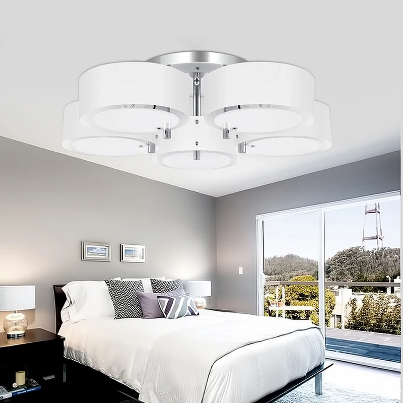 Светодиодный потолочный светильник Ecolight 5 акриловых ламп E27 E26|crystal led ceiling light|ceiling