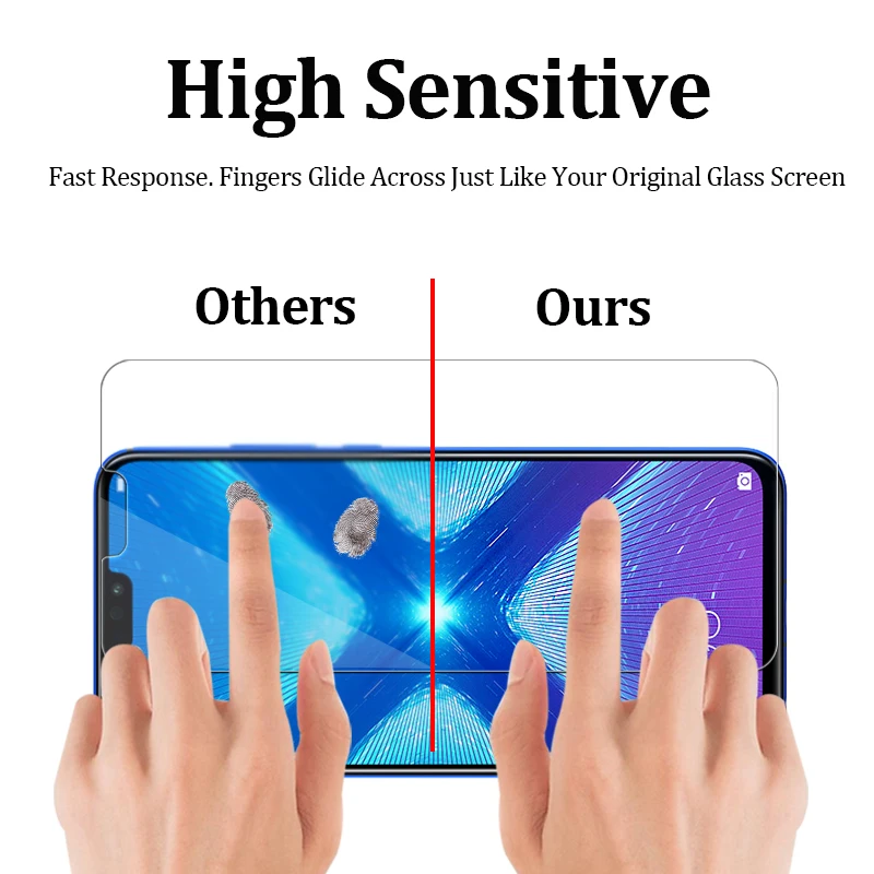 Закаленное стекло для huawei honor 8x защита экрана hawei hono 8s Защитная Броня huawey honer s8 x8 дисплей huawai homor s x 8