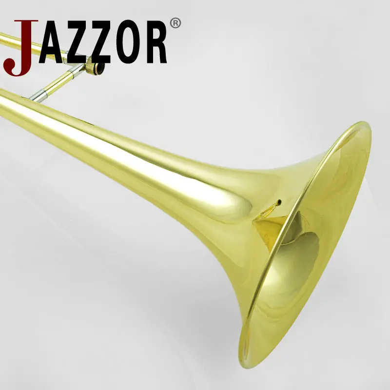 JAZZOR JYTB E100 альт тромбон B плоский золотой лак латунный Тромбон|brass trombone|alto trombonetrombone