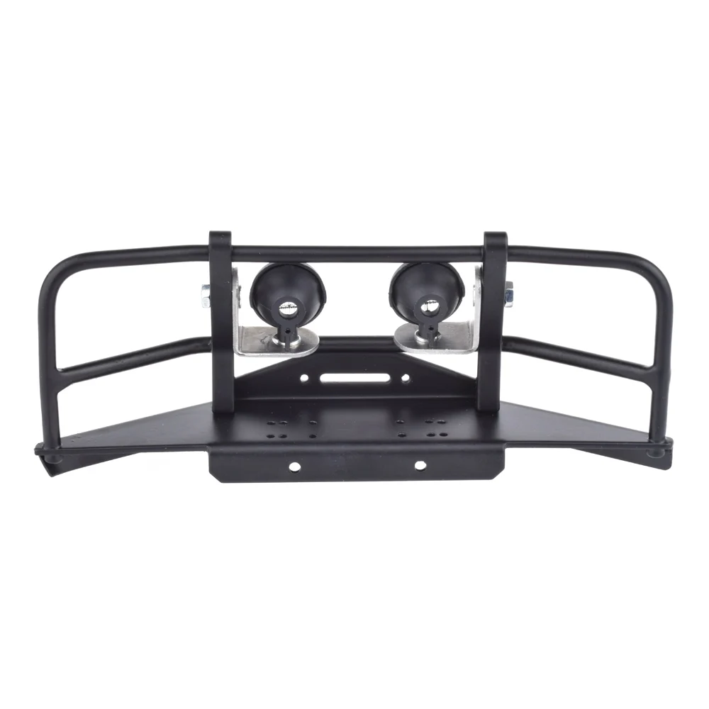1/10 RC Crawler Metal Front Bumper With Lampshade for Wraith D90 D110 Axial SCX10 &amp II 90046 | Игрушки и хобби