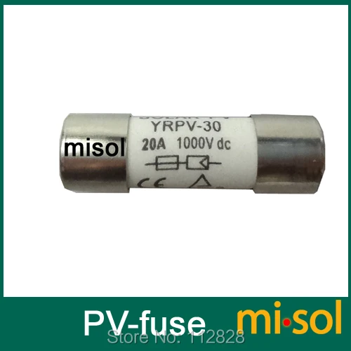 1 блок плавкого предохранителя PV solar 20a 1000VDC 10x38 gPV|fuse element|fusesolar provider |