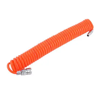 6 М Длиной 8 мм х 5 Полиуретан PU Recoil Воздушный Компрессор Шланг Трубки Orange Красный| |