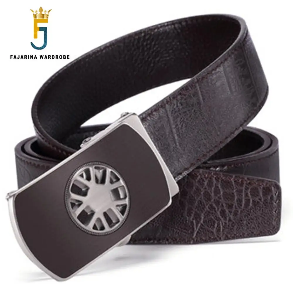 Мужской ремень из натуральной кожи с автоматической пряжкой ZDFJ173|belt for men|belt ff belt |