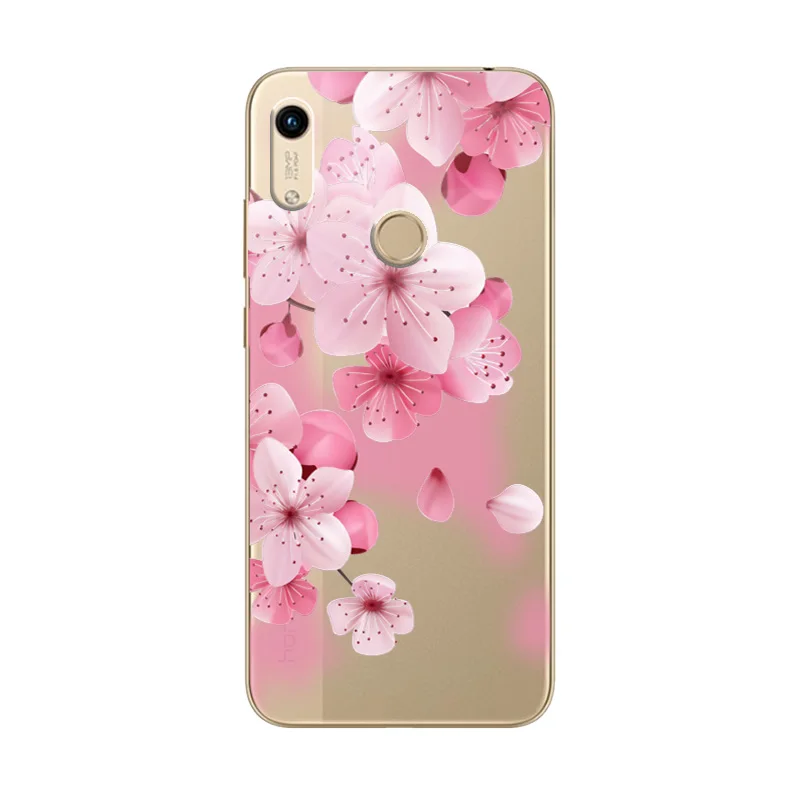 A07 Чехол с милой собачкой для huawei Y6 Y7, красивые цветы, 3D рельефный кружевной чехол для huawei Honor 8A, чехол для телефона Honor8A - Цвет: A07