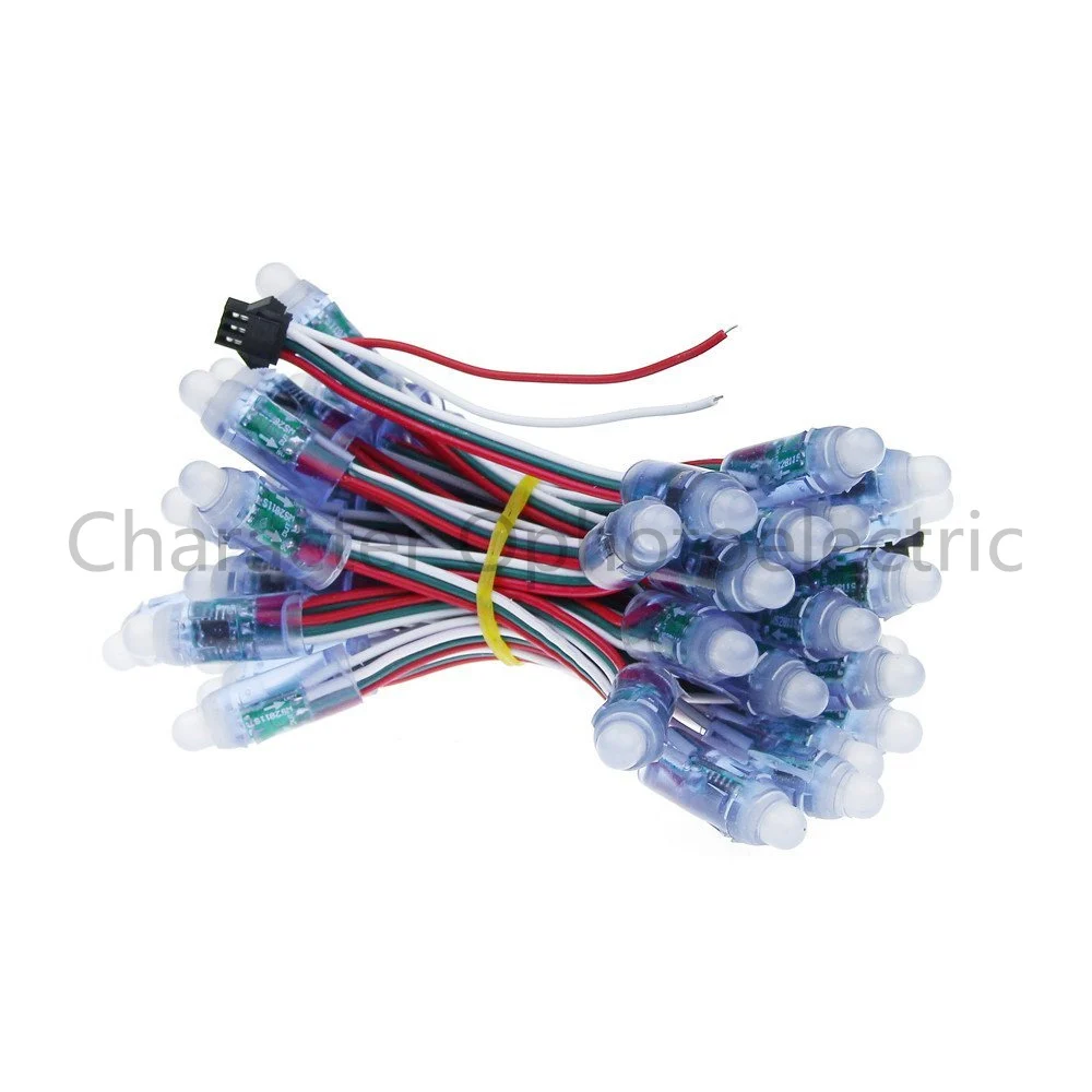 200 шт./лот 12 мм WS2811 2811 IC RGB светодиодный модуль водонепроницаемый DC 5 в цифровой
