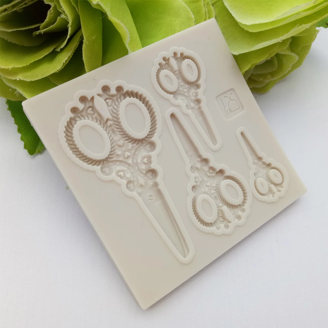 Подарочная форма для торта Sugarcraft ножницы силиконовая помадка украшения
