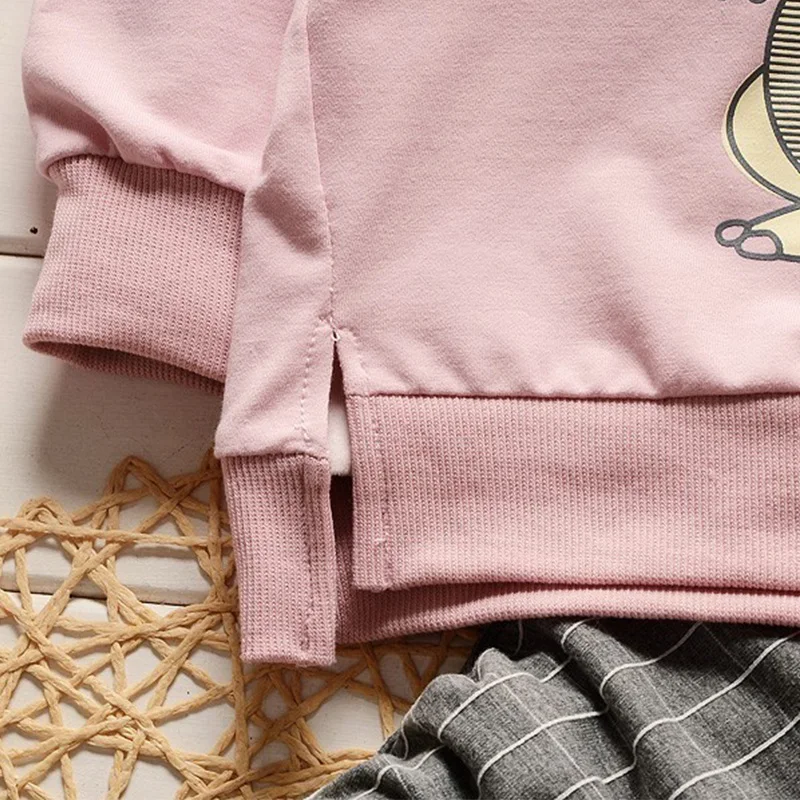 Aile Rabbit/2017 Осенняя одежда для детей Детский модный костюм хлопковая рубашка с