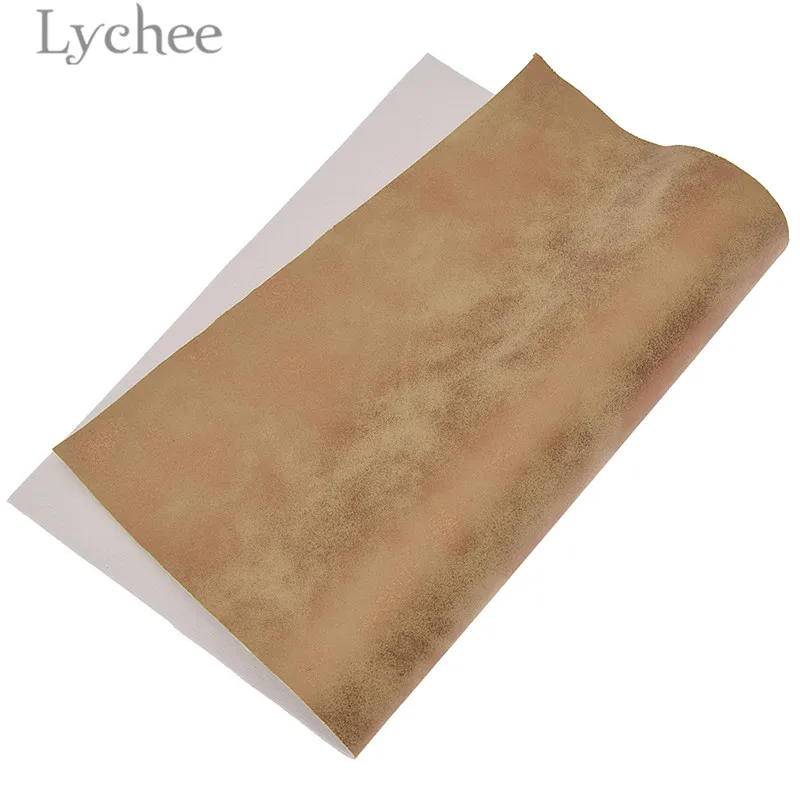 2 Lychee Life 21x29 см A4 металлические, из полиуретановой кожи ткань высокого качества Синтетическая Кожа DIY материал для сумок одежды - Цвет: 2