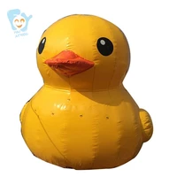 giant hongkong rubber duck inflatable yellow duck 2m water pool floats customize