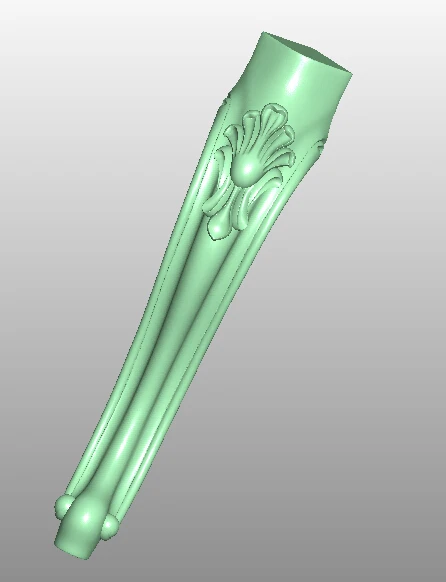 

3D model STL format file for cnc router carving engraving furniture sofa cabinet legs pattern design Artcam 588