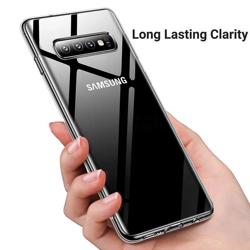 Ультра-тонкие Чехлы для Samsung Galaxy S10e S10 e 5 8 ''Силиконовый мягкий прозрачный