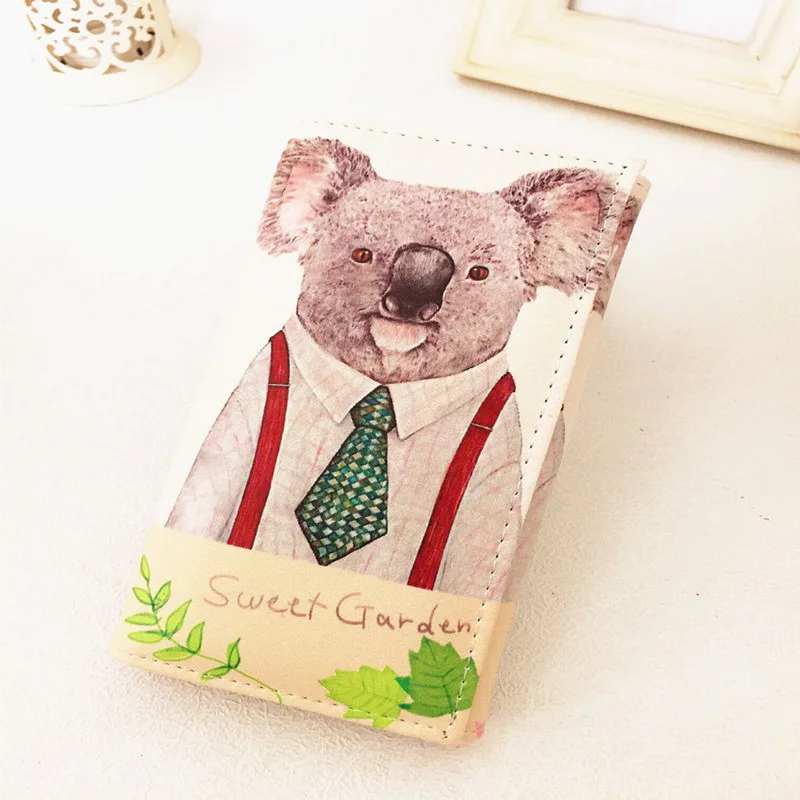 2017 Модный милый кошелек с изображением капитана кота Женский для карт Длинный