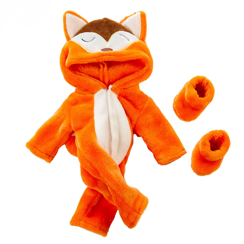 Born New Baby Fit 18 дюймов 43 см мальчик девочка мышь корова порошок Свинья Синий лисица