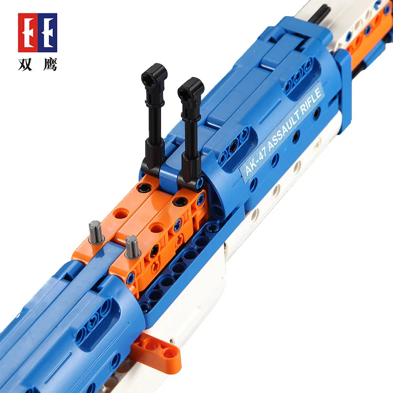 AK assault rifle model puzzle stitching spell inserting building blocks toys children's gift | Игрушки и хобби