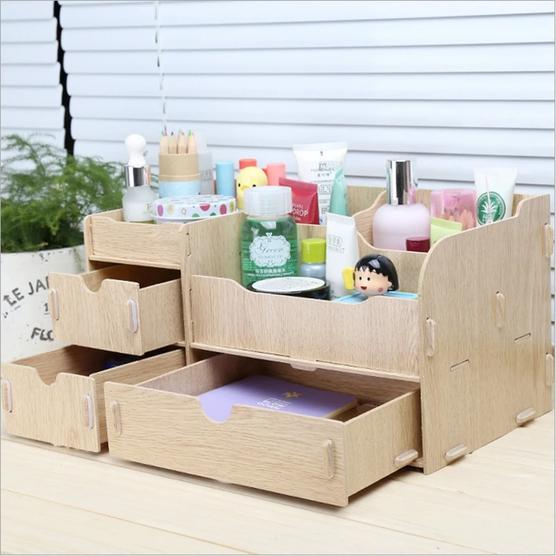 Высокое качество модные красивые домашние Woodiness рабочего Коробка для хранения DIY