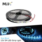 Светодиодная лента MJJC холодного синего цвета, 12 в постоянного тока, гибкая светодиодная лента e SMD 5050 5 м, 300 светодиодов, неоновая лента, светильник, домашнее праздничное украшение