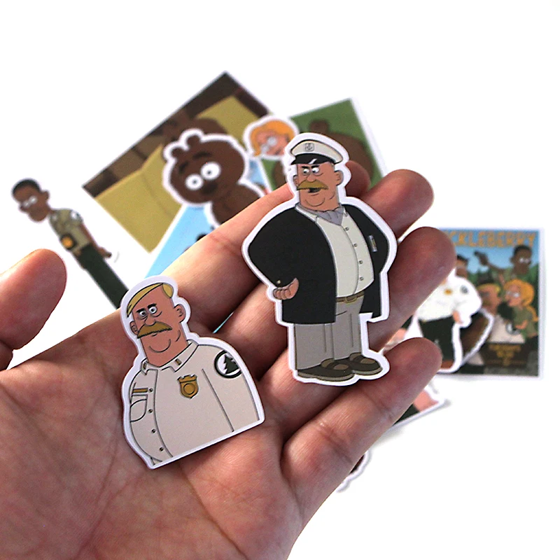 19 шт. Brickleberry мультфильм винтажные изделия ручной работы Скрапбукинг альбом багаж ноутбук мотоцикл трафарет Водонепроницаемая наклейка E0044