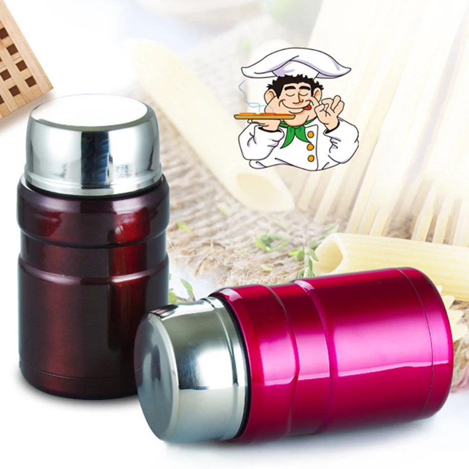 Креативный портативный студенческий тушеный горшок из нержавеющей стали, термос, чашка с изоляцией, ланч, каша, суповые горшки, контейнер для еды