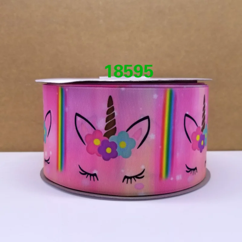 Новое поступление ленты аксессуары для волос лента 10 ярдов печатных grosgrain ленты 18830