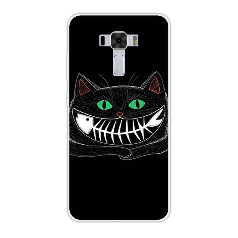 for Asus Zenfone 3 Laser ZC551KL 5.5 inch Back Silicone Cover Soft TPU Lion Phone Case |