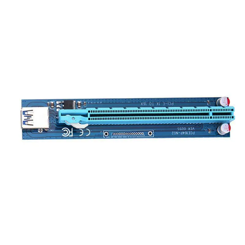En Labs Низкопрофильная майнинговая плата PCIe 1 16x PCI Express Удлинительный адаптер USB 3 0 e