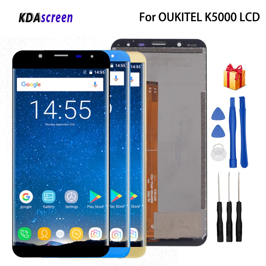 Original For Oukitel K5000 LCD Display Touch Screen Assembly Phone Parts Free Tools | Мобильные телефоны и аксессуары